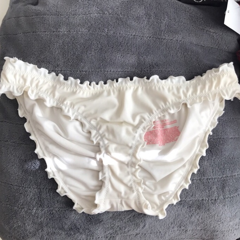 Vs pink scrunch bikini bottoms